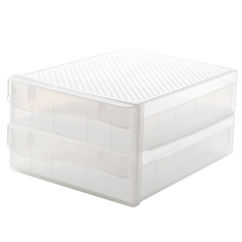 노 브랜드 가정용 계란 보관 상자 서랍 유형 냉장고 플라스틱 투명 만두, 1개
