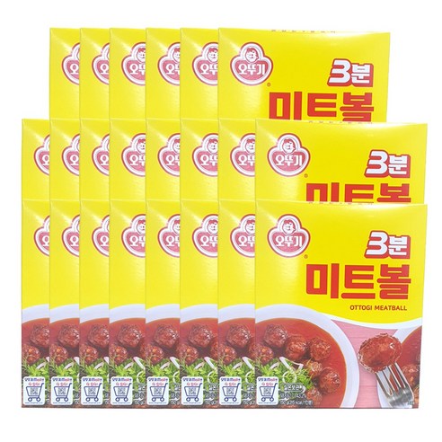 <올따옴> 오뚜기 3분 미트볼 150g x 22입, 22개