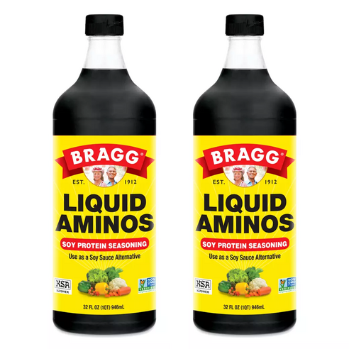 브래그 리퀴드 아미노스 소이 소스 얼터너티브, 946ml, 2개