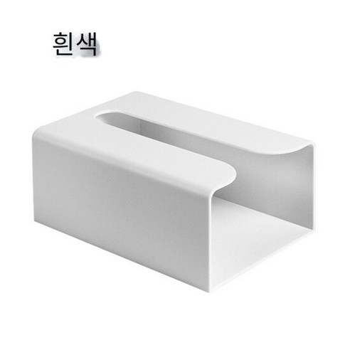 DFMEI 벽 마운트 티슈 상자 거실 창조적 인 다기능 티슈 상자 주방 펀치없는 벽 직사각형 티슈 추출 상자, 화이트