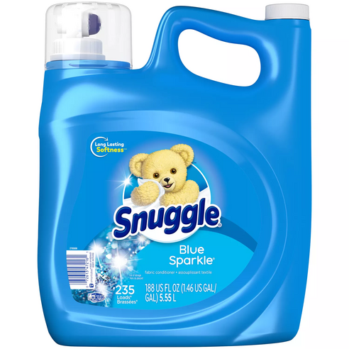 스너글 블루 스파클 고농축 섬유유연제 본품 5.5L, 1개