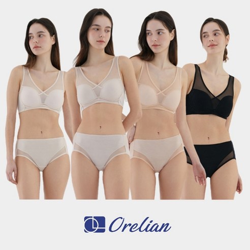 땀 때문에 찝찝한 여름, 시원하고 편안한 오렐리안 인견 브라팬티로 해방! 오렐리안