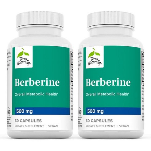 테리내추럴리 베르베린메트엑스 60정 2통Berberine MetX 버버린, 2개