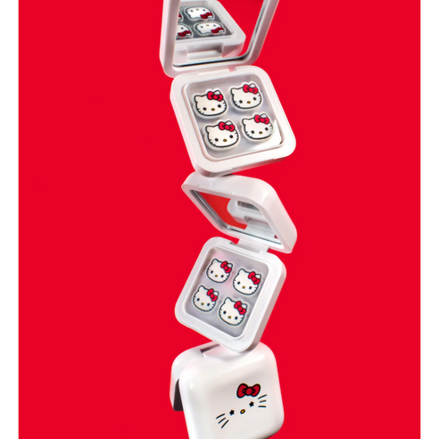 "어머, 내 얼굴에 뿅! 사라진 여드름? 헬로키티 패치 콤팩트의 마법!" 스타페이스패치