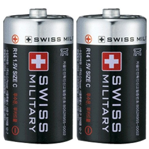 스위스 밀리터리 망간 CM 2알, 2개입, 1개