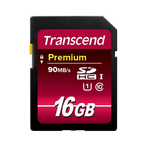 트랜센드 SDHC 16GB 400X UHS-I U1 SD메모리카드, 단품