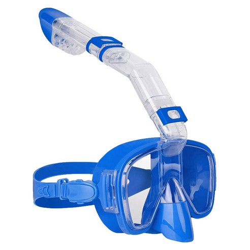 앤트앤비 QW 스노클링 마스크 스노쿨링 안경, 블루