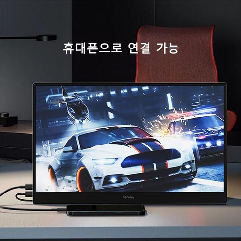 원격 작업과 모바일 생산성을 위한 최적화된 베쓰콘 휴대용 DEX 포터블 모니터