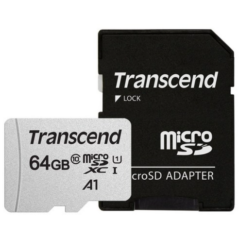 트랜센드 300S-A 마이크로 SD카드, 64GB