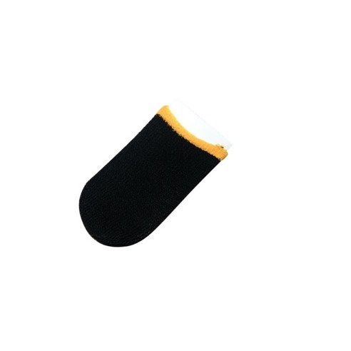 Sunlink PUBG 모바일 게임 터치 스크린 손가락 코츠 커버 민감한 TXTB1에 대한 게이밍 핑거 슬리브 통기성, 1개, Yellowcarbon fiber