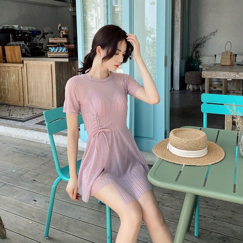순색 수영복