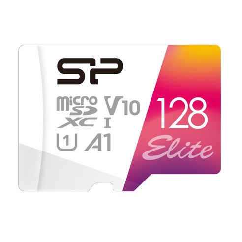 실리콘파워 Micro SDXC Elite UHS I Full HD 메모리카드 SP128GBSTXBV1V2, 128GB