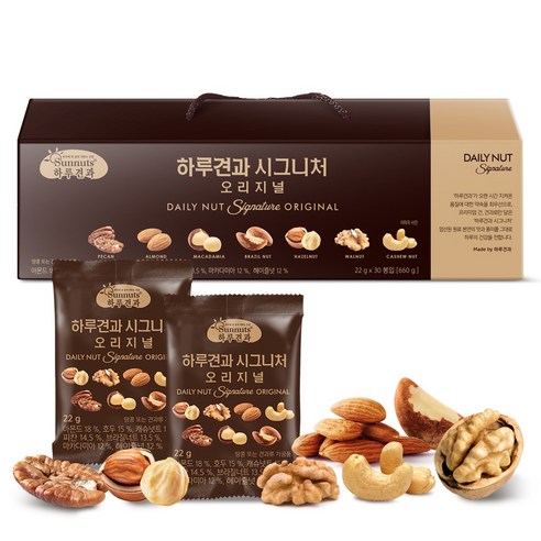 하루견과 시그니처 오리지널 믹스넛, 660g, 1개