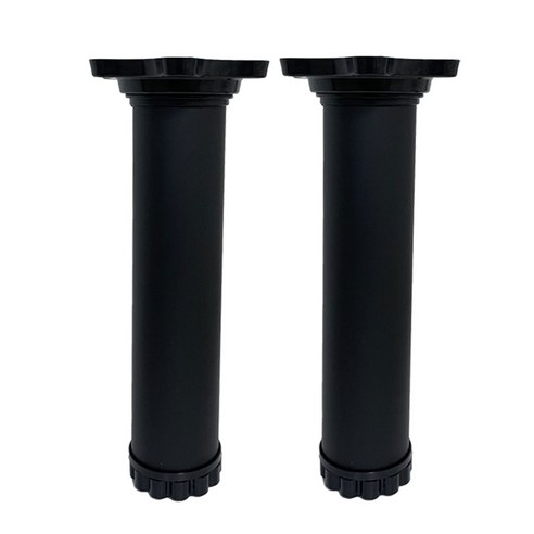 리폼플러스 가구다리 300mm 2P 좌식 테이블다리, 블랙(2개입)