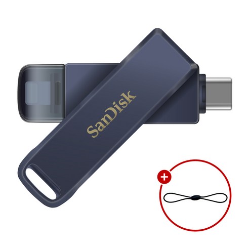 샌디스크 Phone Drive 폰 드라이브 아이폰 전용 USB 3.2 Gen1 SDIXD0N+ USB 고리줄, 1개, 64GB