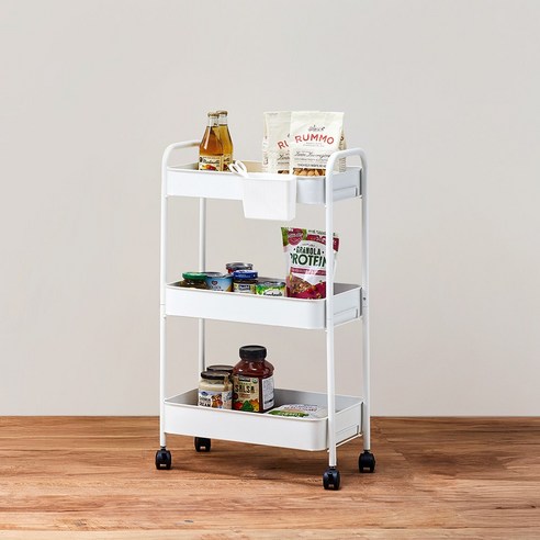 좁은 공간, 답답한 수납? 나만의 공간 활용 치트키! 3단 메탈 트롤리 사용 후기 모던하우스트롤리