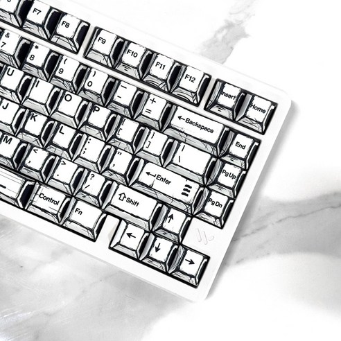 애니메이션 키캡으로 키보드를 예술 작품으로 승화시키다