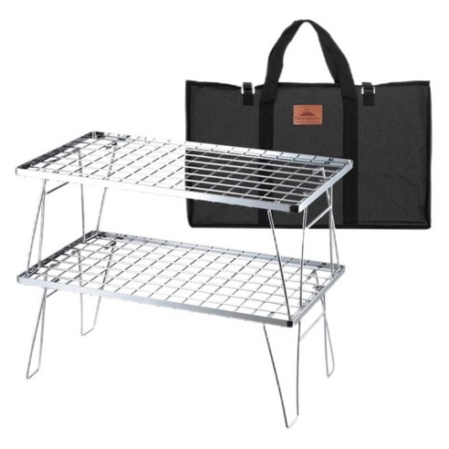 캠핑의 낭만을 더하는 필수템: 캠핑문 접이식 테이블 2개입 가방 포함 T-230-2T 리뷰 캠핑문