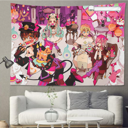 지박소년 하나코군 패브릭포스터 캐릭터 거실&침실 그림 벽장식 인테리어 소품, 08