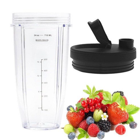 호환 닌자 블렌더 24oz Blender Cup with Lid For Auto iQ Pro BL480 BL482 BL642 BL682 BL450 BN401 BN751 Foodi