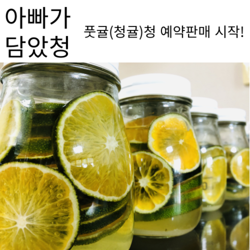 무설탕 알룰로스 제주풋귤(청귤)청 550g 추석선물용 스테비아 저당 저칼로리, 1개, 1개입