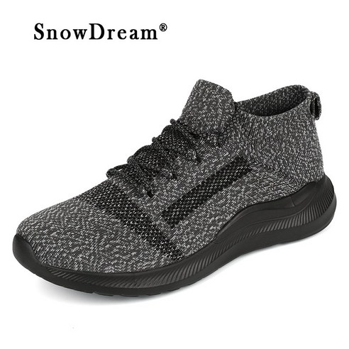 SnowDream 남성용 All Black Shoes 운동화 런닝화 플렉스 뉴데이 운동화 yongqi-8013 리복런닝화