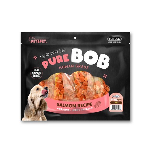 퓨어밥 300g, 10개, 연어 큐브