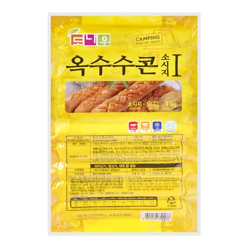 도나우 옥수수콘소시지I 1kg2개, 1kg, 2개