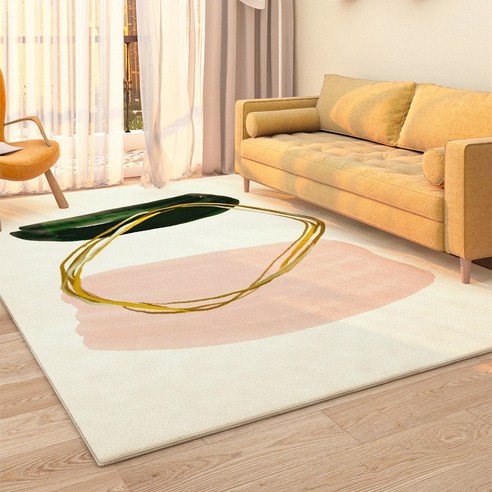현대 일계 심플한 거실 카펫 소파 탁자 모조 캐시미어 카펫 가정용 침실 침대 옆 카펫 깔개, SY-19