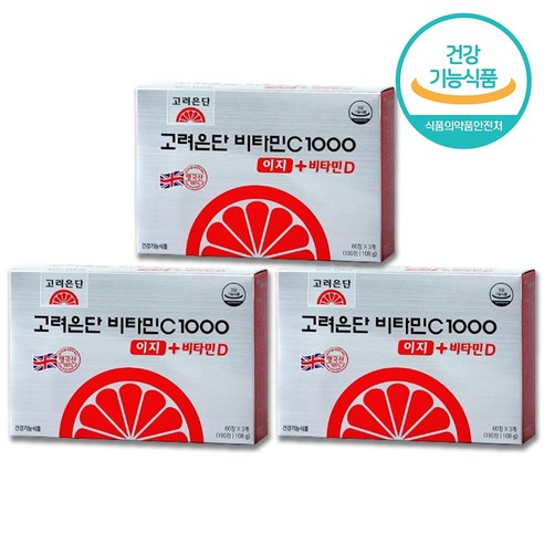 고려은단 비타민C1000 이지 + 비타민D, 180정, 2개