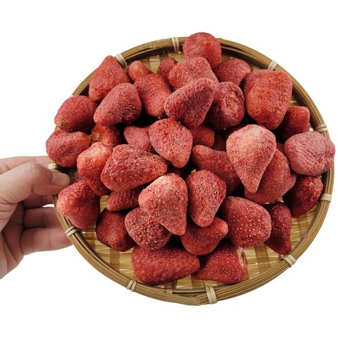 [주5일] 보존료 화학첨가물 제로 동결건조 딸기, 1개, 300g