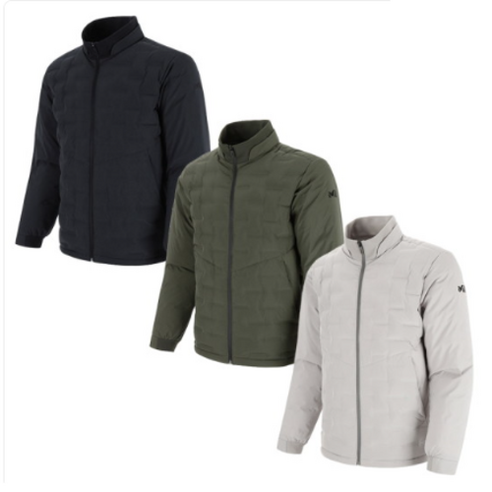 밀레 MILLET 남성 가을 겨울 경량 무봉제 구스다운 점퍼  컬럼비아경량패딩