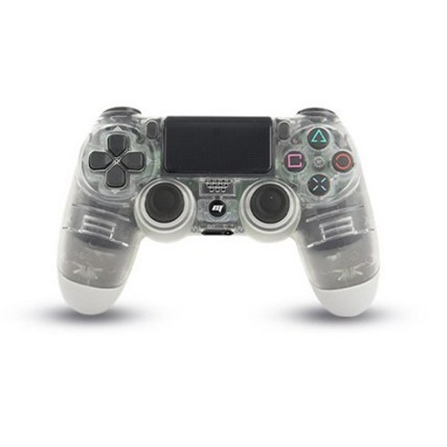 PS4 플스4 PC 스팀 게임패드 듀얼쇼크4 호환 컨트롤러 블루투스 피파 무선 더블쇼크, 클리어 화이트