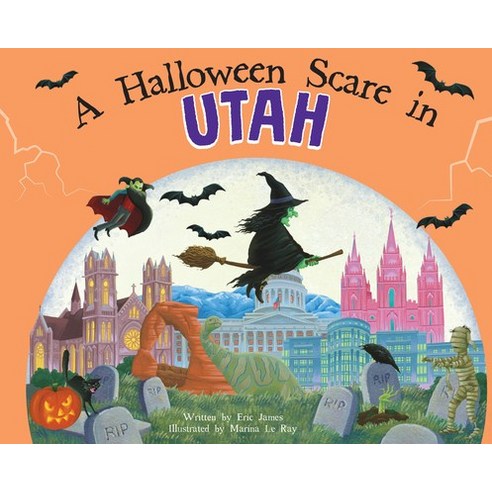 (영문도서) A Halloween Scare in Utah Hardcover, Hometown World, English, 9781728233987