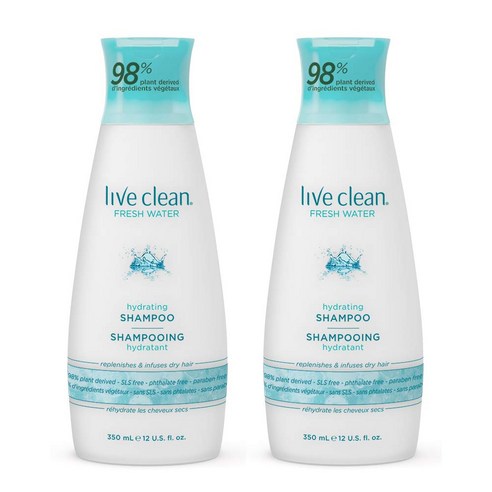 리브클린 하이드레이팅 샴푸, 2개, 350ml