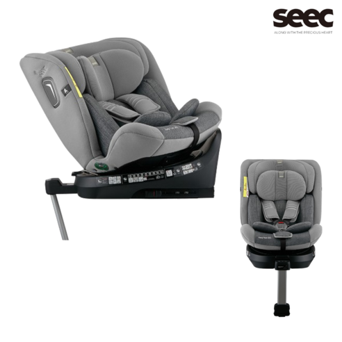 육아는 장비빨? 360도 회전 카시트, 엄마의 허리와 아기의 안전을 동시에 지켜줄 구세주! 시크이지턴360