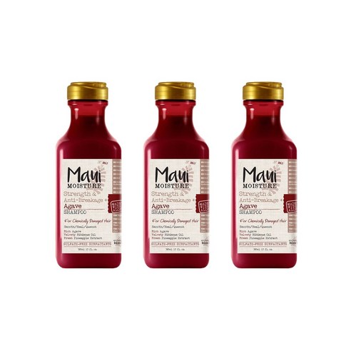 마우이모이스처 아가베 샴푸, 385ml, 3개