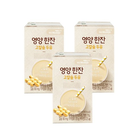 뉴케어 고칼슘 두유 영양 한잔 150mlx1박스, 150ml, 24개