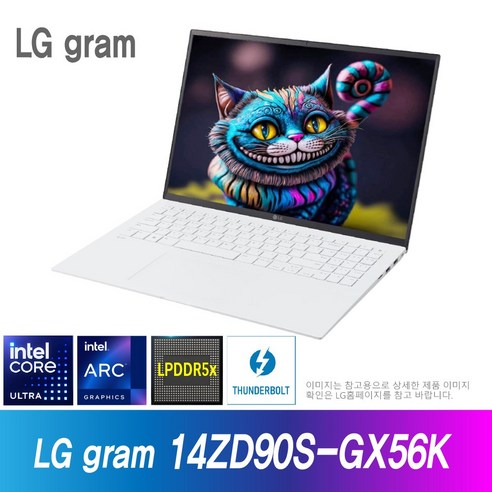 LG gram 14ZD90RU-GX56K + Win11 / 신모델 14세대 Ultra5, WIN11 Home, 16GB, 512GB, 화이트