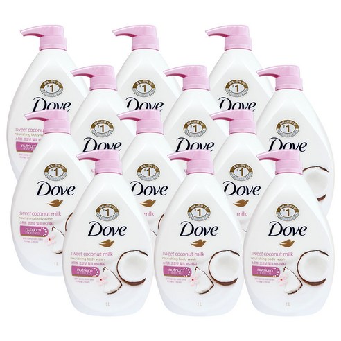 O 도브 코코넛 밀크 바디클렌져 1000ml 바디워시 _ 69649EA, 1