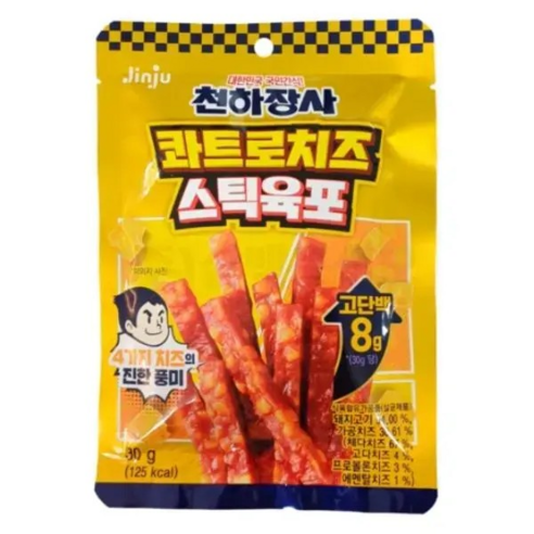 천하장사 콰트로치즈 스틱육포
