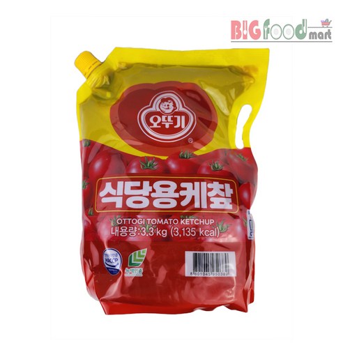 케첩 파우치3.3kg 케찹, 3.3kg, 1개