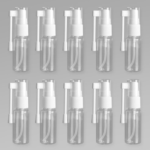 포포라운지 코스프레이 공병 코분무기 식염수 코세척 용기, 10개, (20ml 회전형 투명)