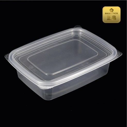 버디팩 사각죽용기 1000ml 50개 세트, 50세트, 1개