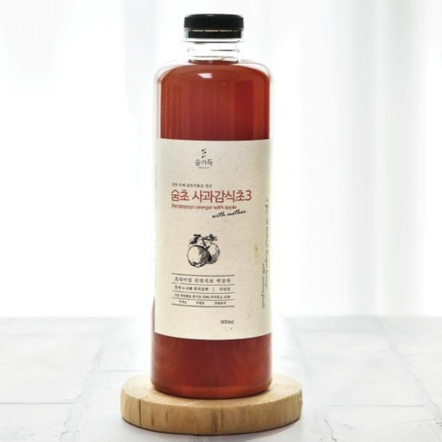 숨가득 천연 사과 감식초3 1000ml, 1L, 1ea, 1개 - 사과식초 | 쿠팡