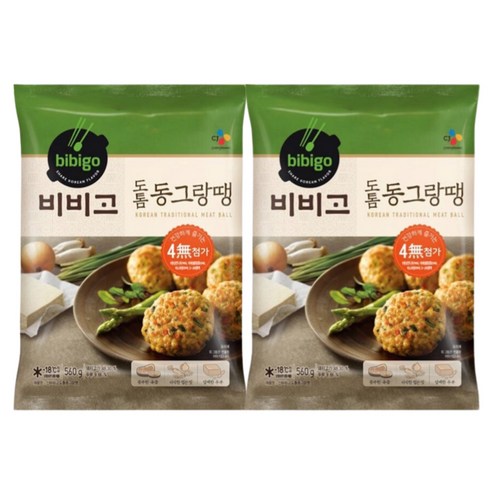 CJ제일제당 비비고 도톰 동그랑땡 560g [2개], 2개