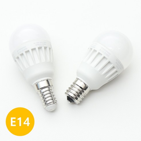 LONG e14 미니크립톤 LED 5W, 2개, 주광색