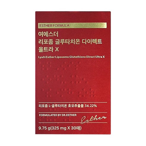 여에스더 리포좀 글루타치온 다이렉트 울트라 X (+에스더포뮬러 정품 쇼핑백), 3개, 30회분