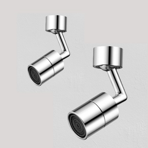 세면대 각도조절 워터탭 화장실 수도꼭지 회전수전 아기비데 토수구 양치 수도꼭지 2세트