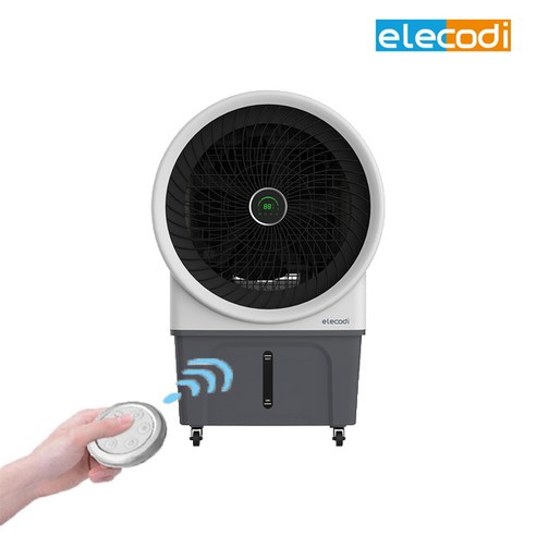 일렉코디 산업용 이동식 대형냉풍기 EAC-E800 리모컨 냉선풍기 공업용 업소용 공장 에어컨 선풍기, 단품